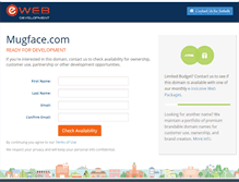 Tablet Screenshot of mugface.com